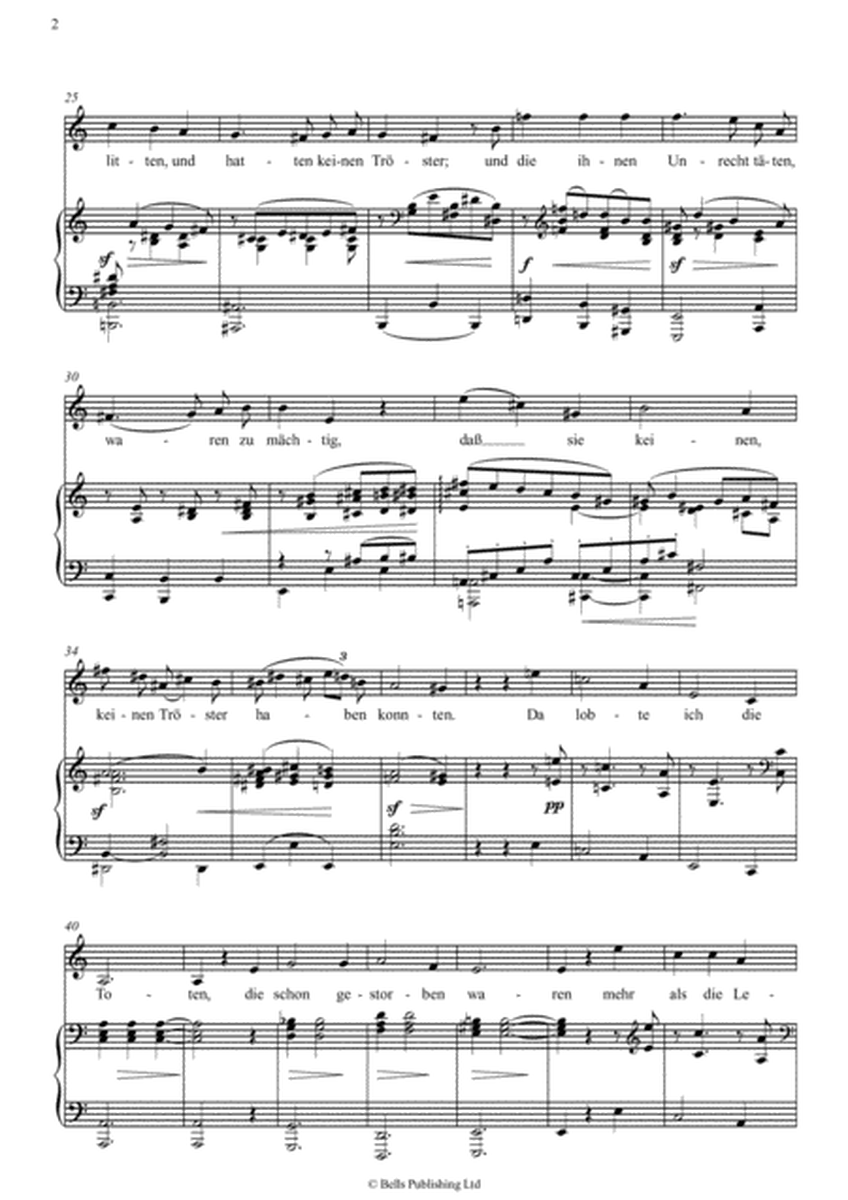 Ich wandte mich, Op. 121 No. 2 (A minor)