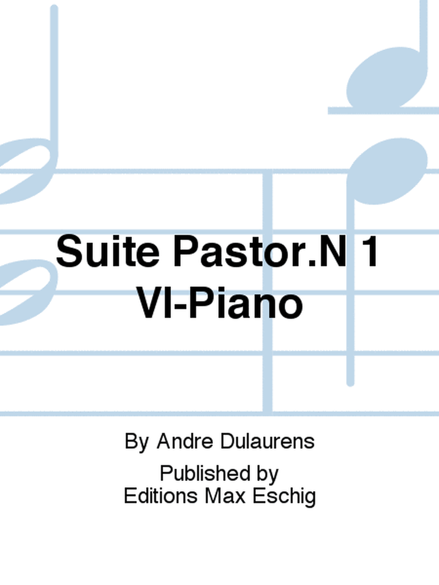 Suite Pastor.N 1 Vl-Piano