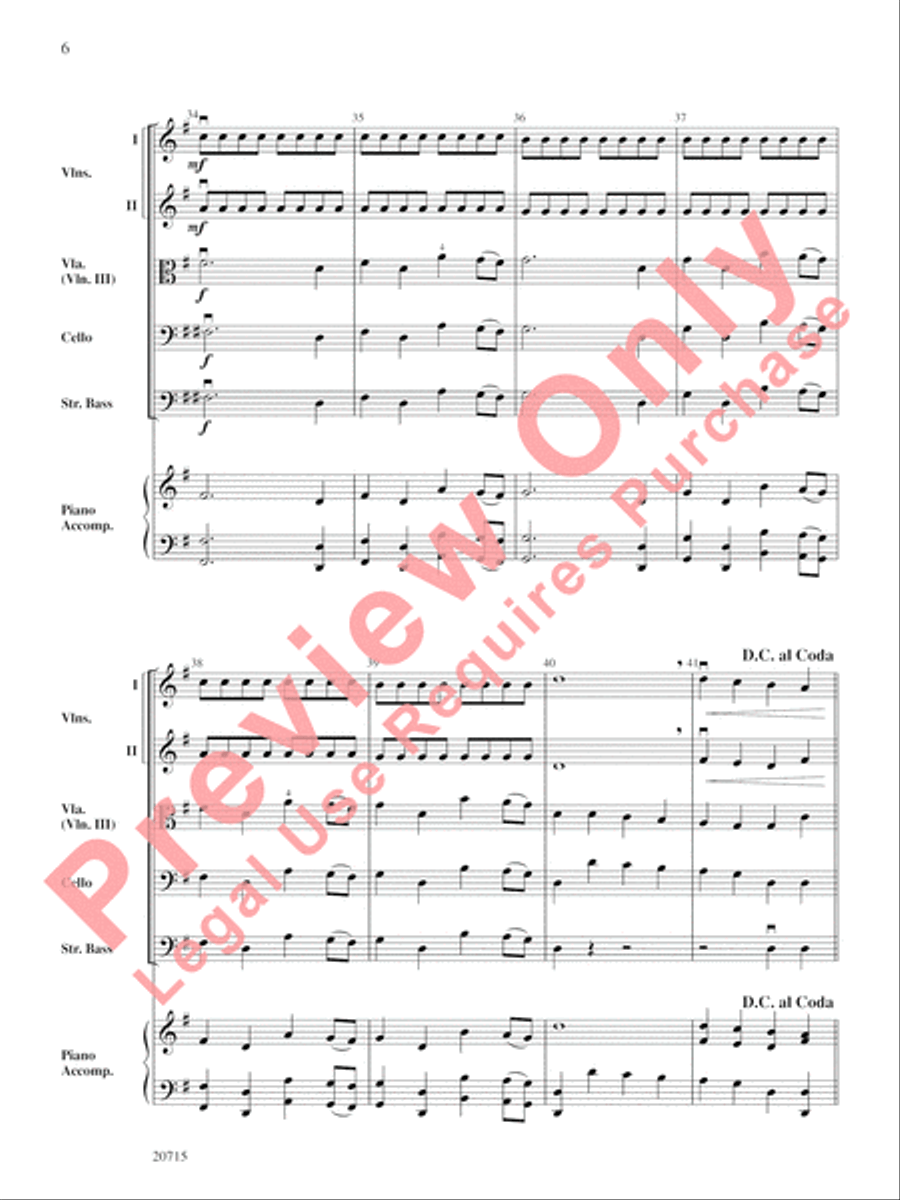 Finale String Orchestra scores gallery preview page 7