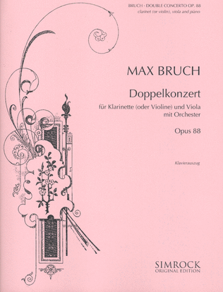 Book cover for Double Concerto in e minor, Op. 88