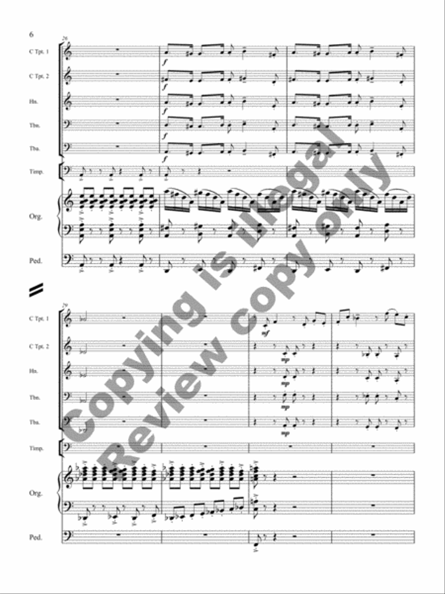Flourishes Horn scores gallery preview page 15
