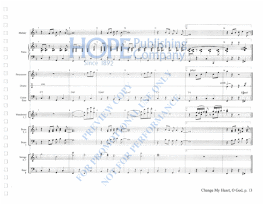 Praise Him with Instruments Orchestra scores gallery preview page 17