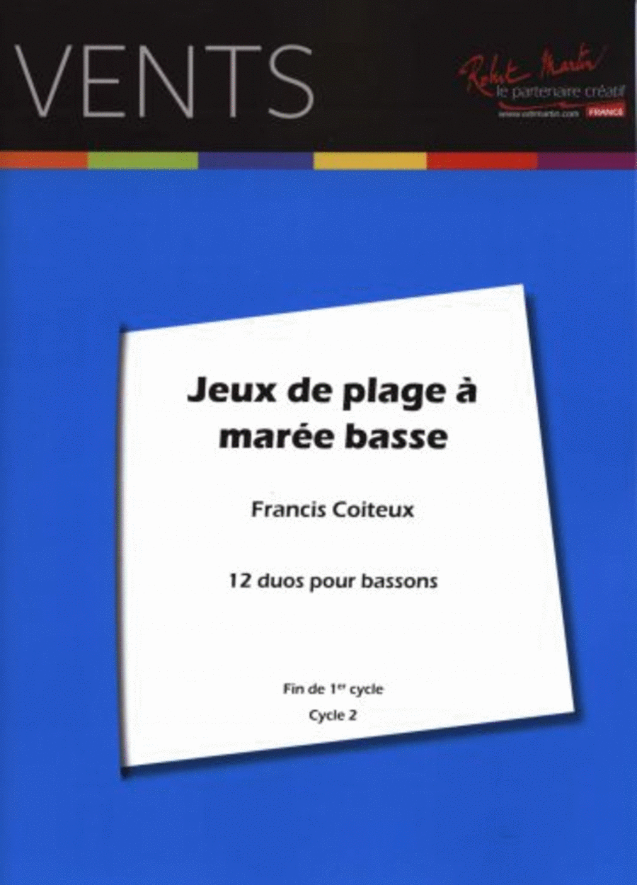 Jeux de plage à marée basse 12 duos pour bassons Bassoon scores gallery preview page 1