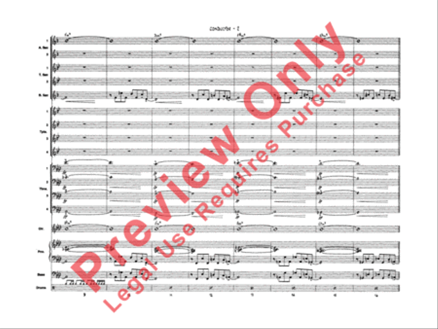 James Bond Theme Jazz Ensemble scores gallery preview page 5