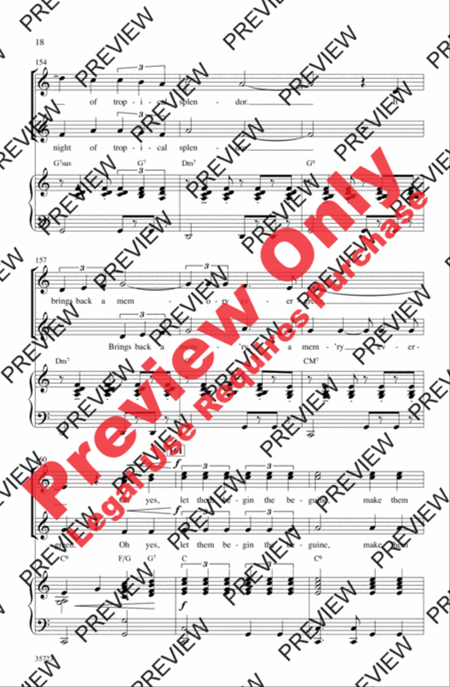 Let's Fall in Love Women's Choir scores gallery preview page 18