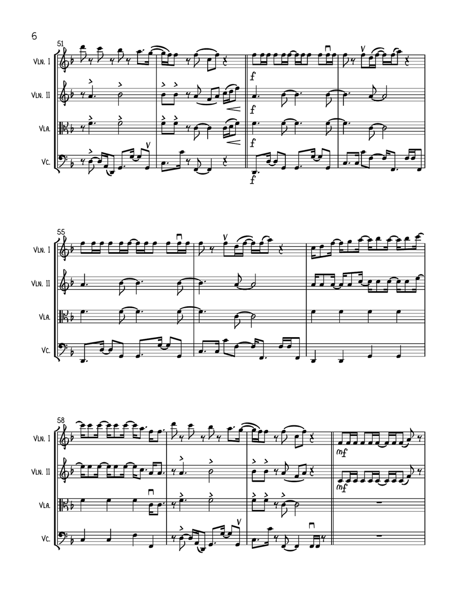 Dynamite String Quartet scores gallery preview page 6