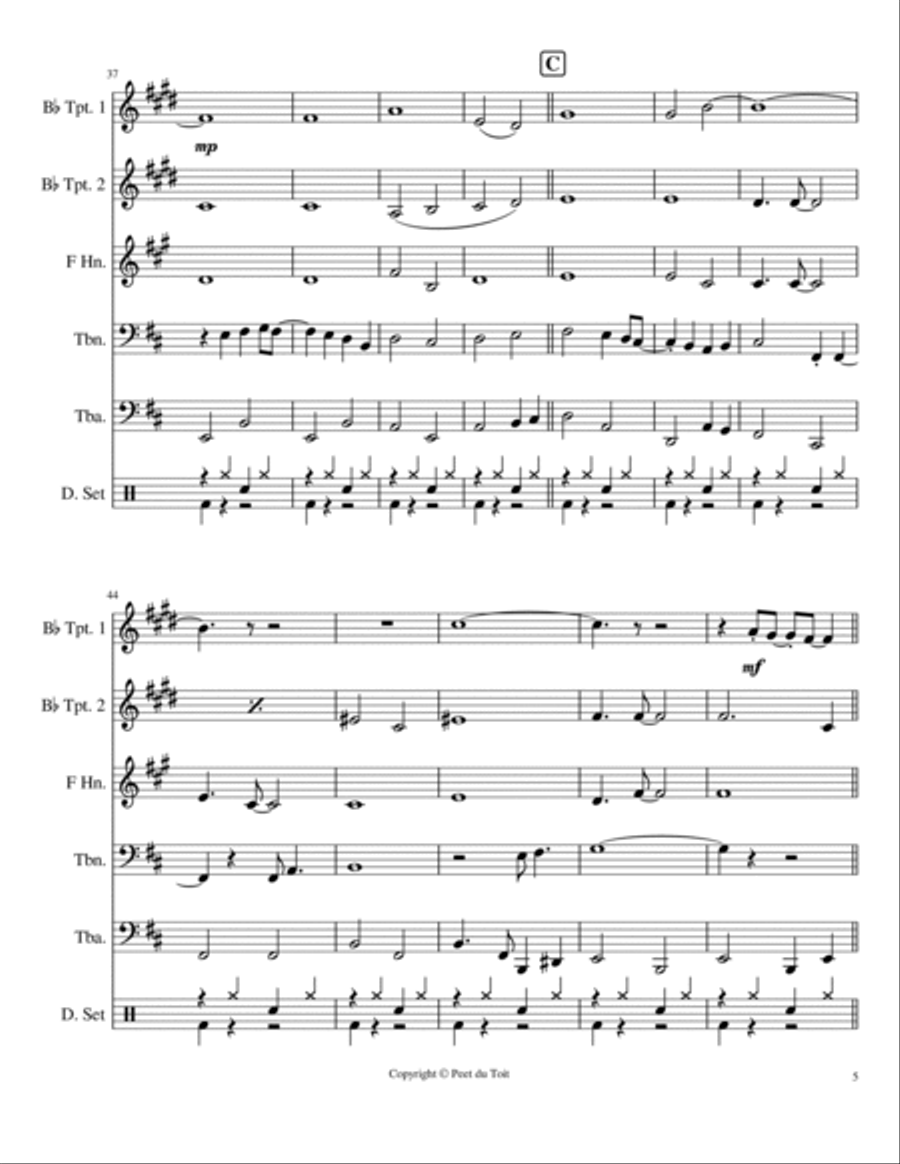 Hasta Manana Small Ensemble scores gallery preview page 5