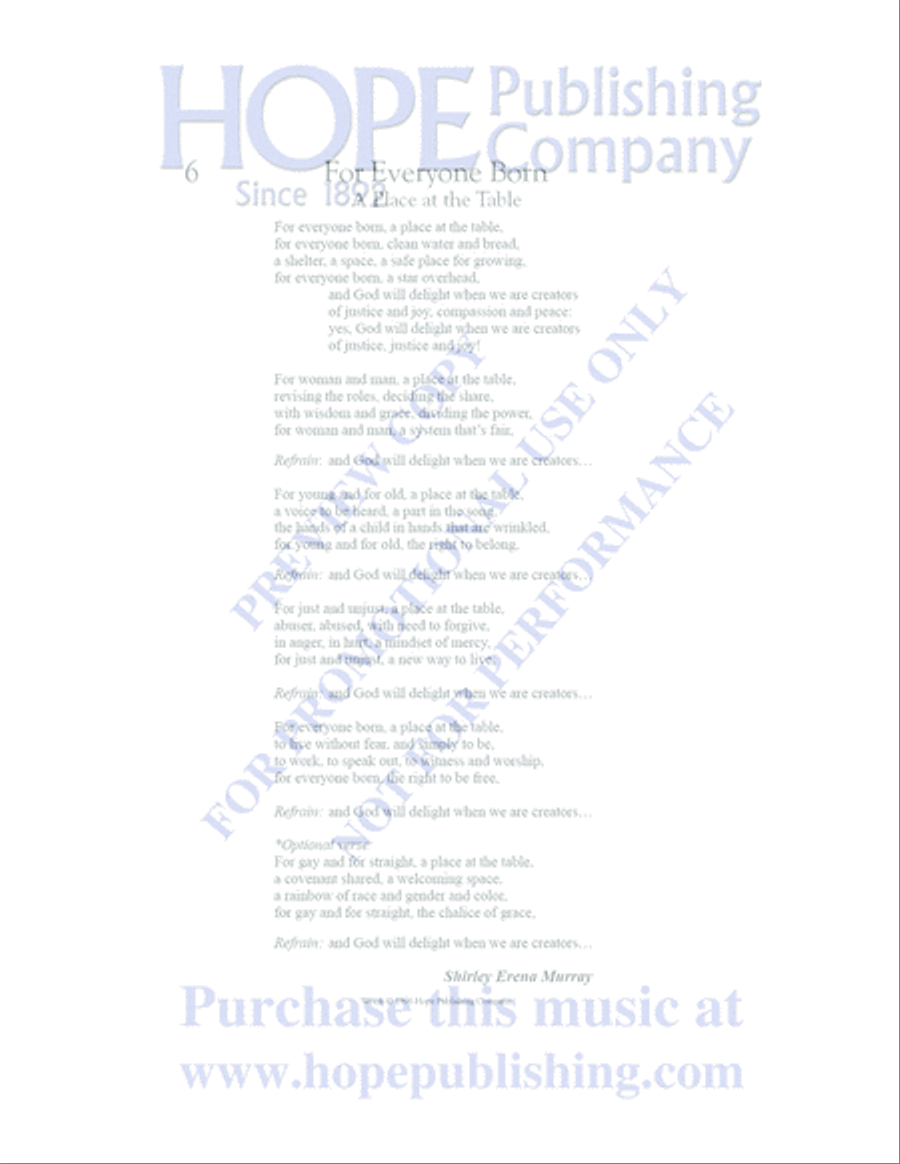 A Place at the Table A Place at the Table Choir scores gallery preview page 24