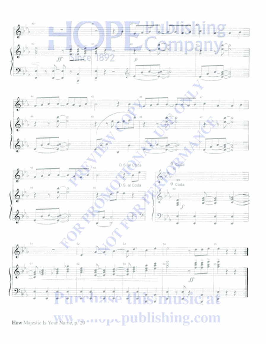 Praise Him with Instruments Orchestra scores gallery preview page 22