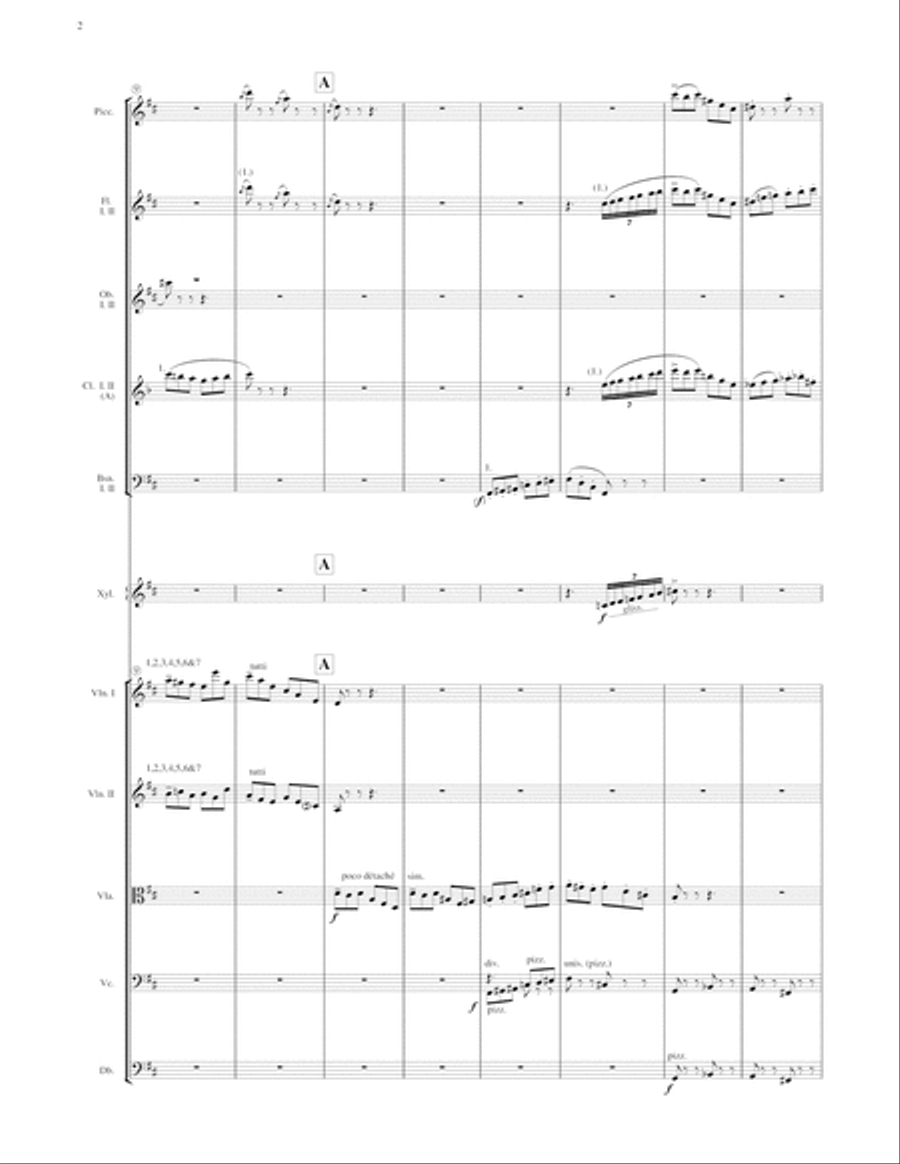 John Paul Jones - Symphonic Overture (score) Full Orchestra scores gallery preview page 6
