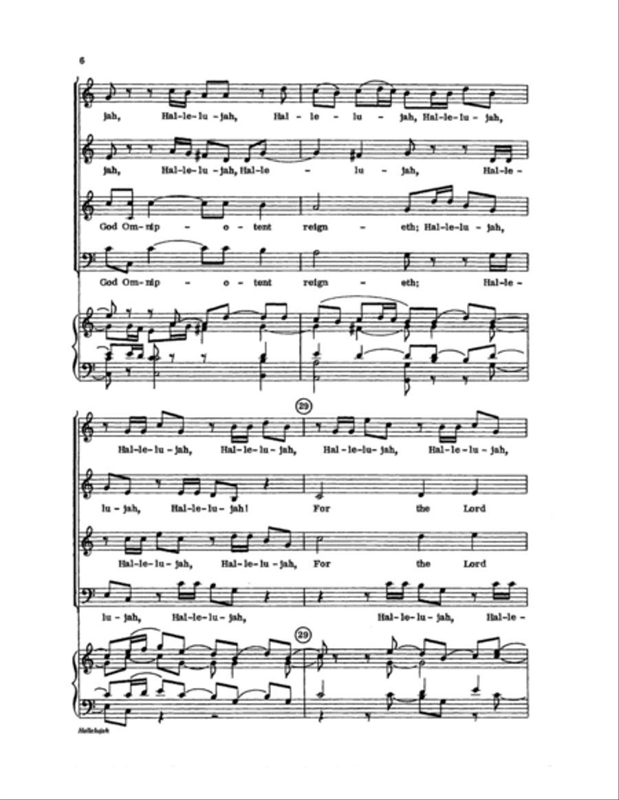 Hallelujah Choir scores gallery preview page 6
