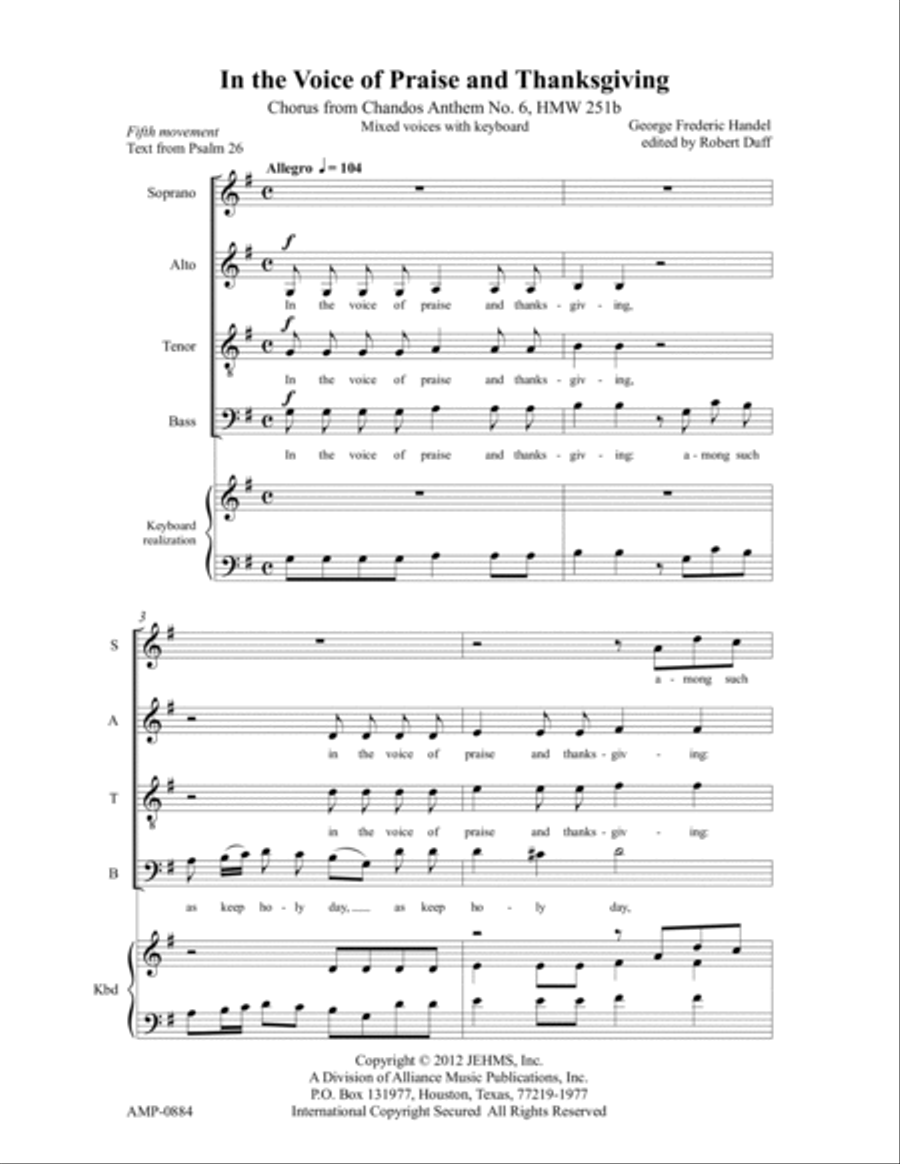 In the Voice of Praise and Thanksgiving Choir scores gallery preview page 7