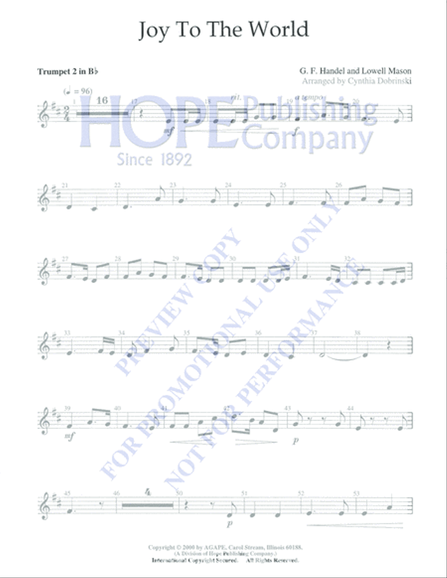 Joy to the World 5-Octaves scores gallery preview page 3