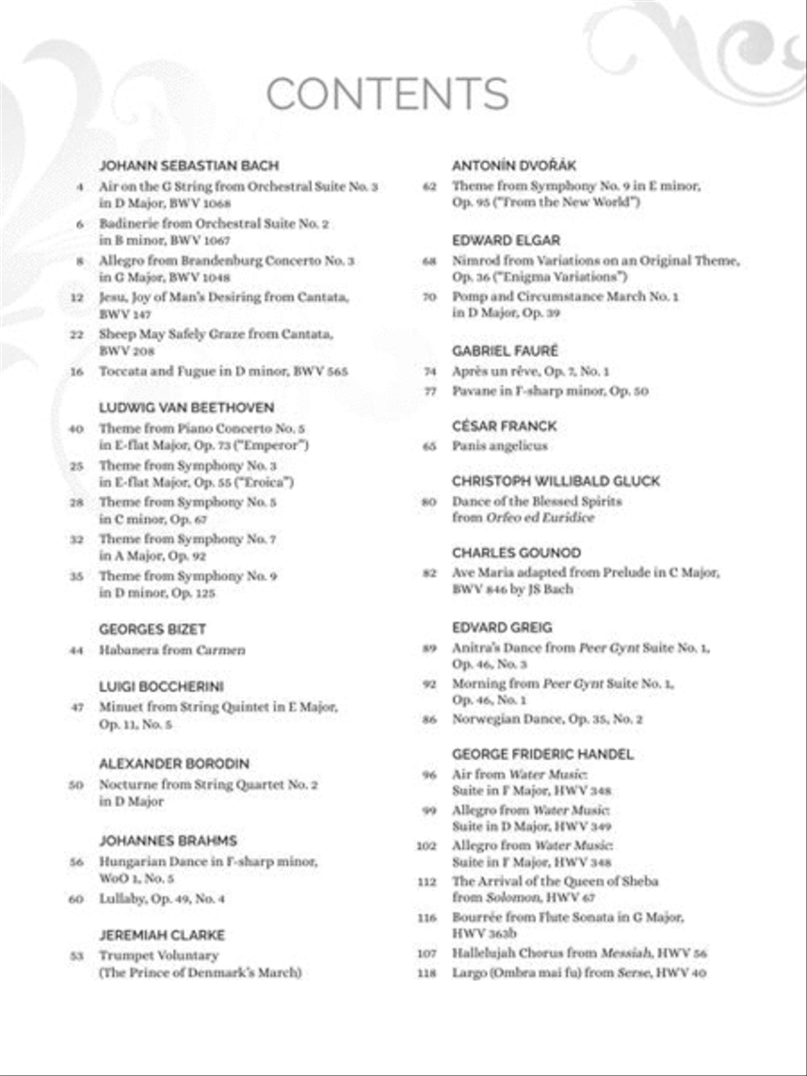 The Best Classical Music in the World Piano Solo scores gallery preview page 3