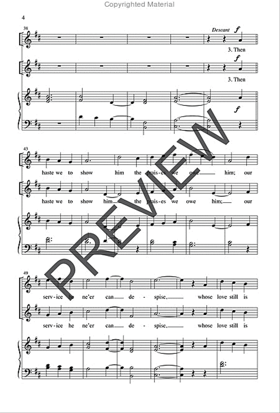 All Poor Folk and Humble Unison Choir scores gallery preview page 4