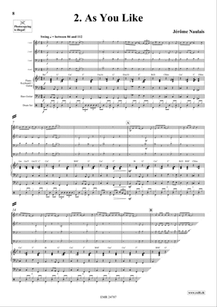 Play With Your Band Volume 1 Brass Ensemble scores gallery preview page 5