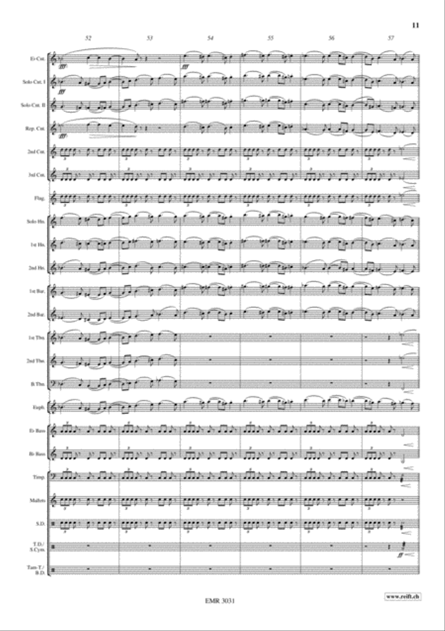 Mars Brass Band scores gallery preview page 12