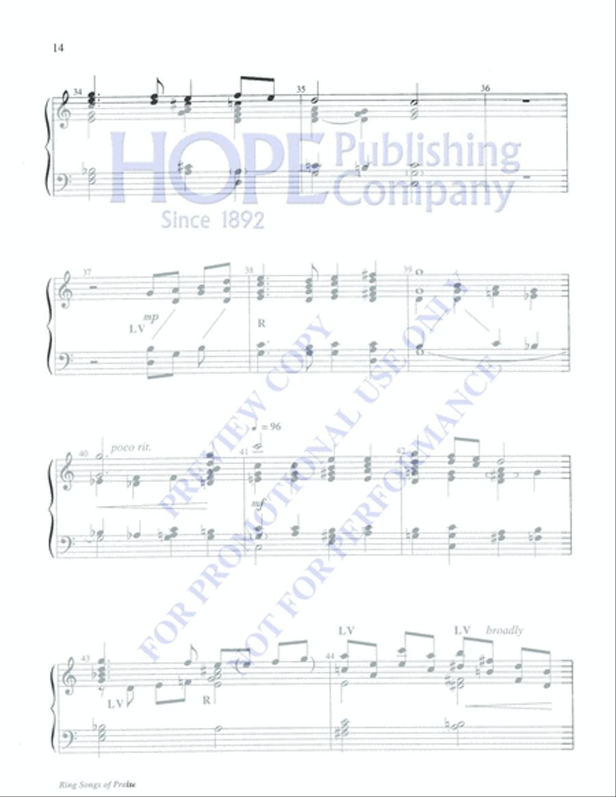 Ring Songs of Praise Ring Songs of Praise 3-Octaves scores gallery preview page 14