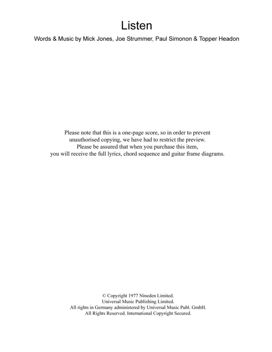 Listen Acoustic Guitar scores gallery preview page 1