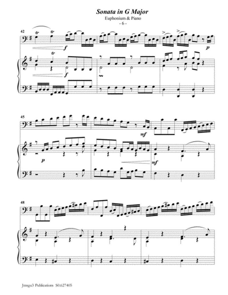 Telemann: Four Sonatas for Euphonium & Piano image number null
