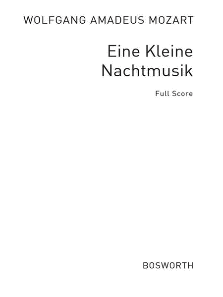 Eine Kleine Nachtmusik Movement 1 (Score)