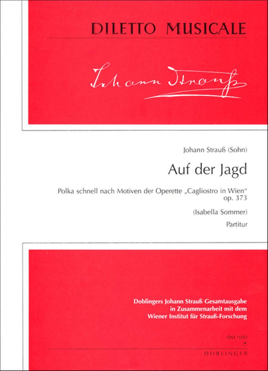 Auf der Jagd op. 373 Orchestra scores gallery preview page 1