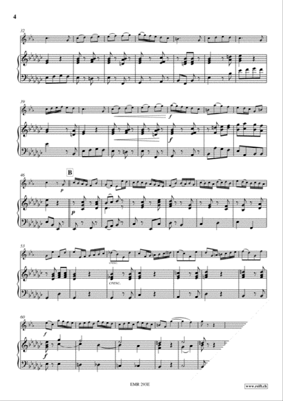 Andante & Allegro Spirituoso Alto Saxophone scores gallery preview page 4