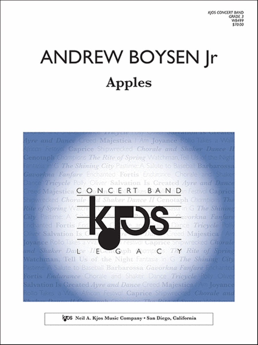 Apples Concert Band scores gallery preview page 1