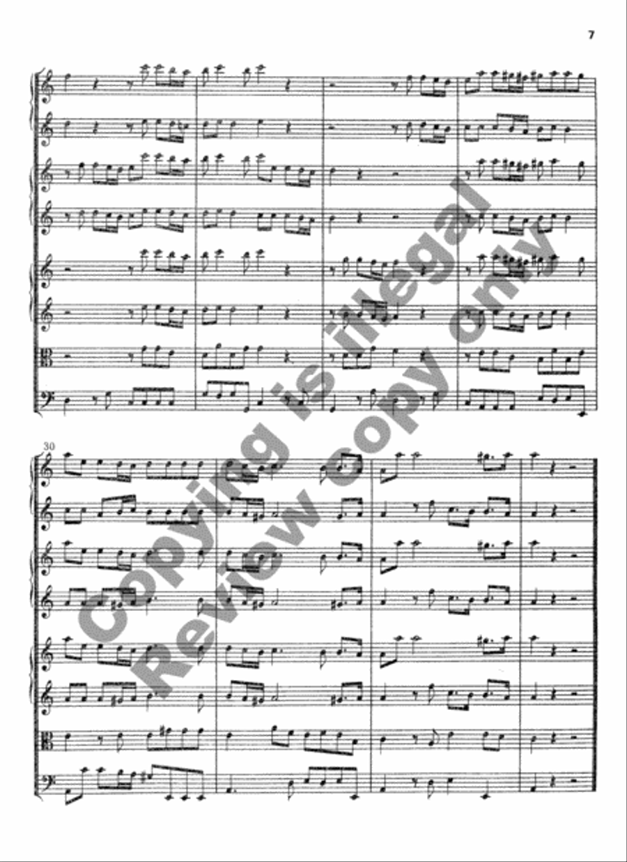 For Us a Child is Born (Additional Orchestral Score) Choir scores gallery preview page 5