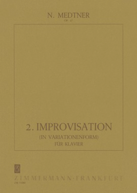 Second improvisation Op. 47
