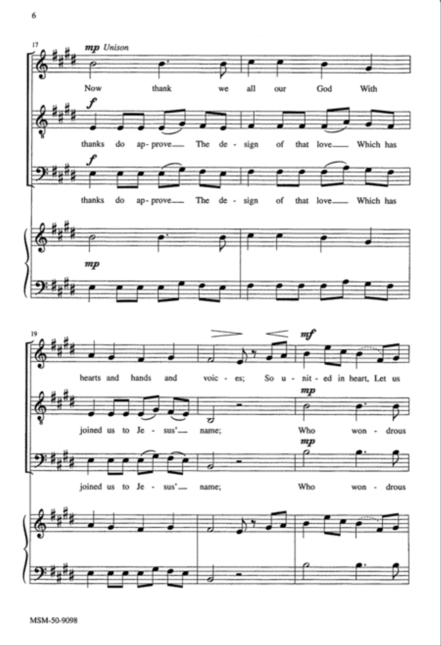Come Away to the Skies SSATB scores gallery preview page 6