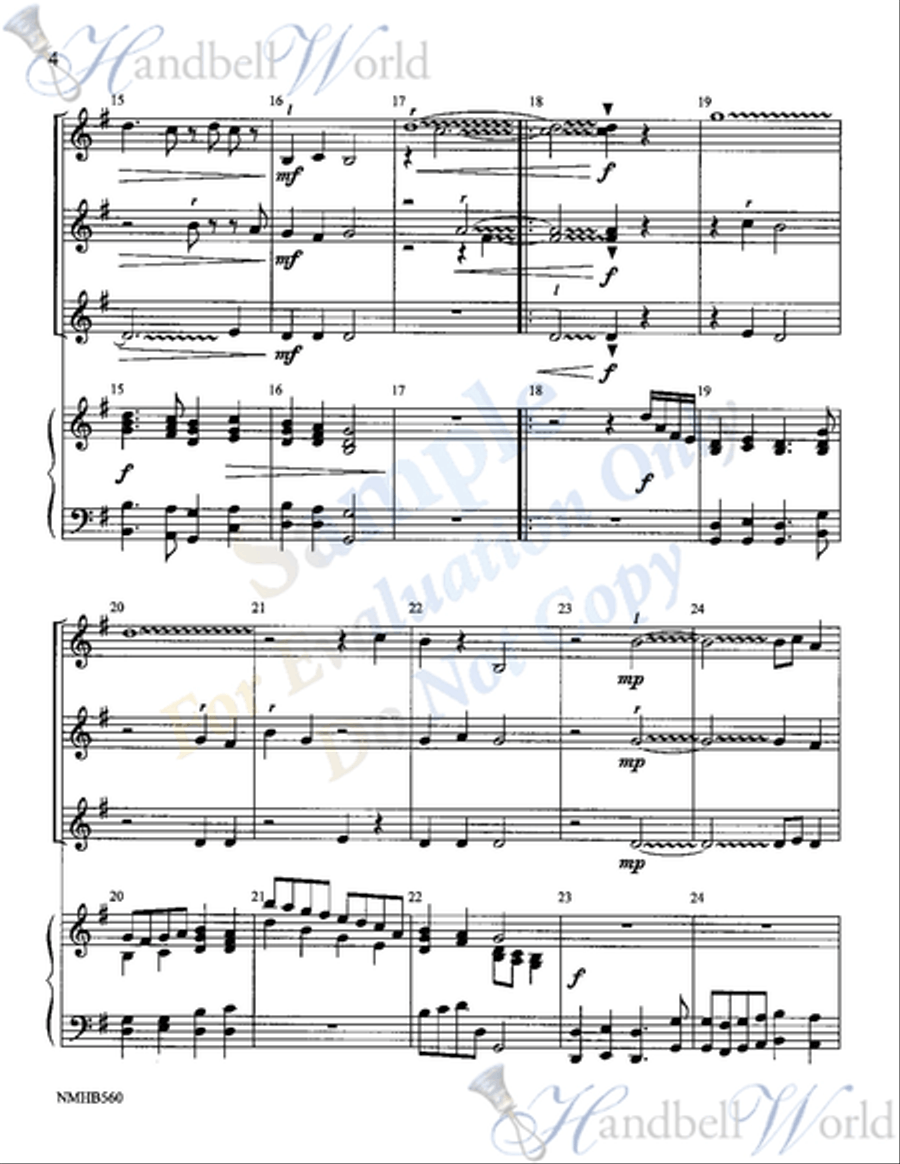Guide Me, O Thou Great Jehovah 2-Octaves - Sheet Music page 3