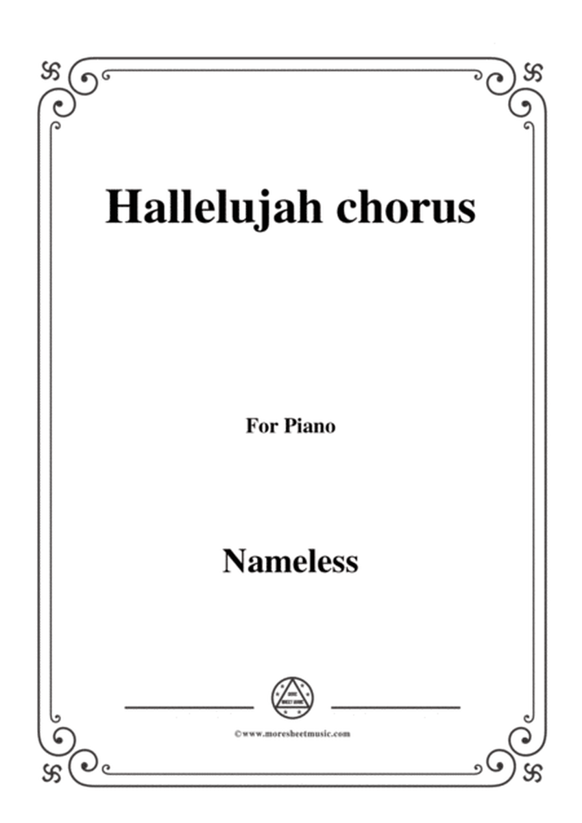 Nameless-Hallelujah chorus,for piano image number null