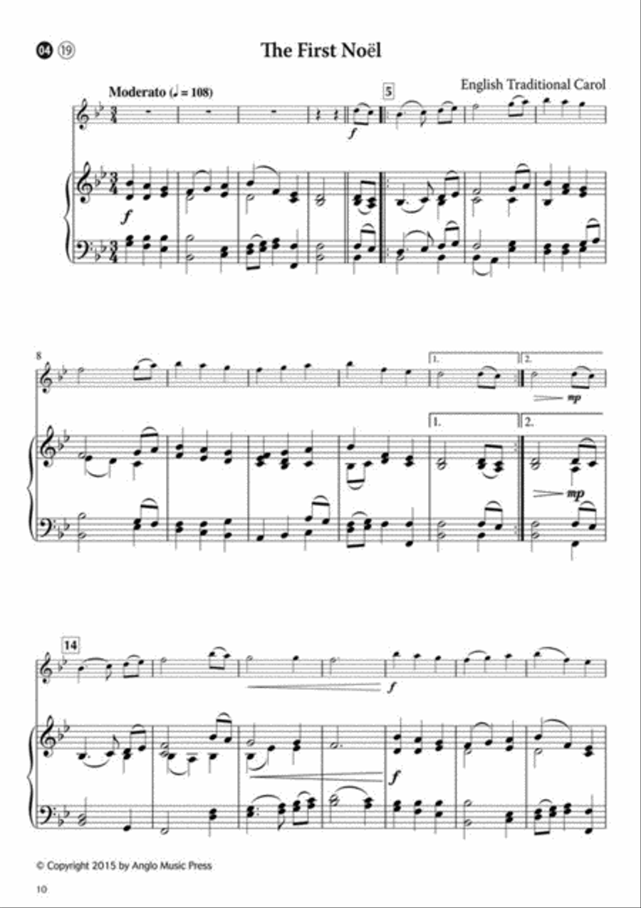 15 Easy Christmas Carols 15 Easy Christmas Carols Flute Solo scores gallery preview page 2