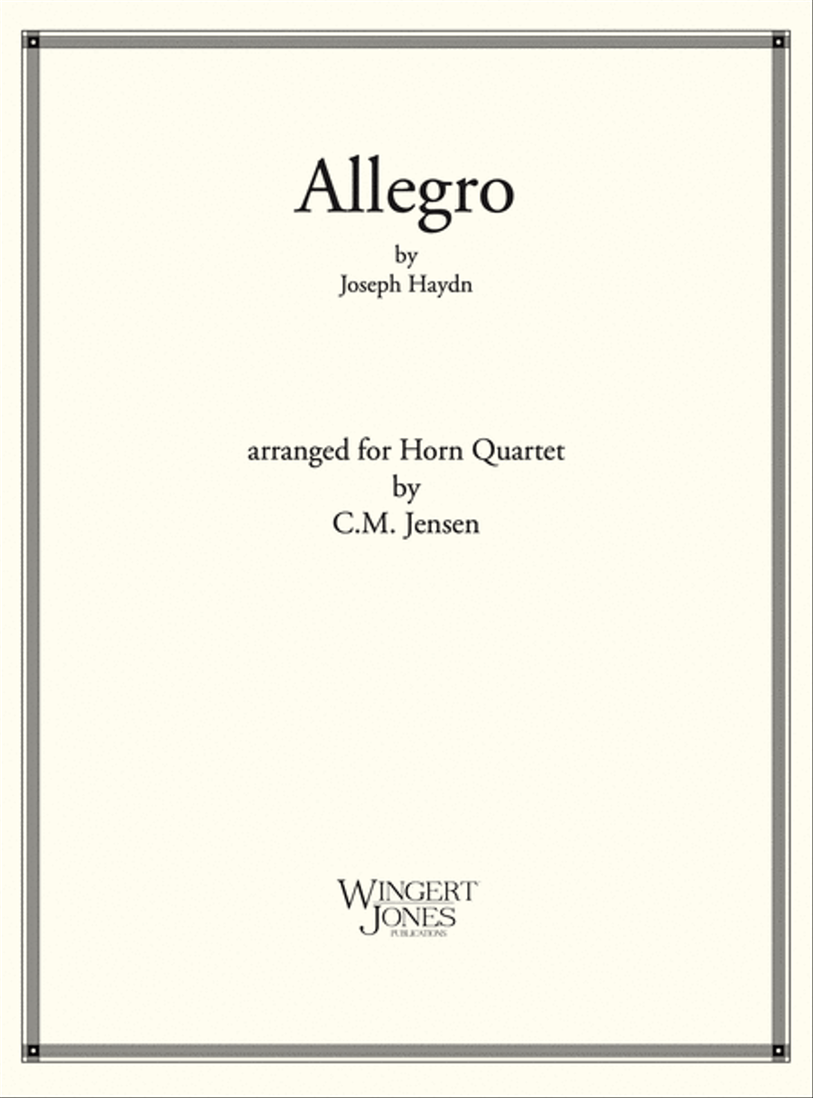 Allegro Horn scores gallery preview page 1