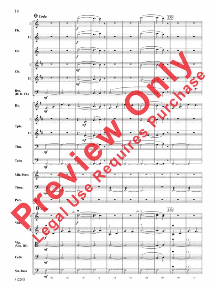 Downton Abbey -- The Suite Full Orchestra scores gallery preview page 19