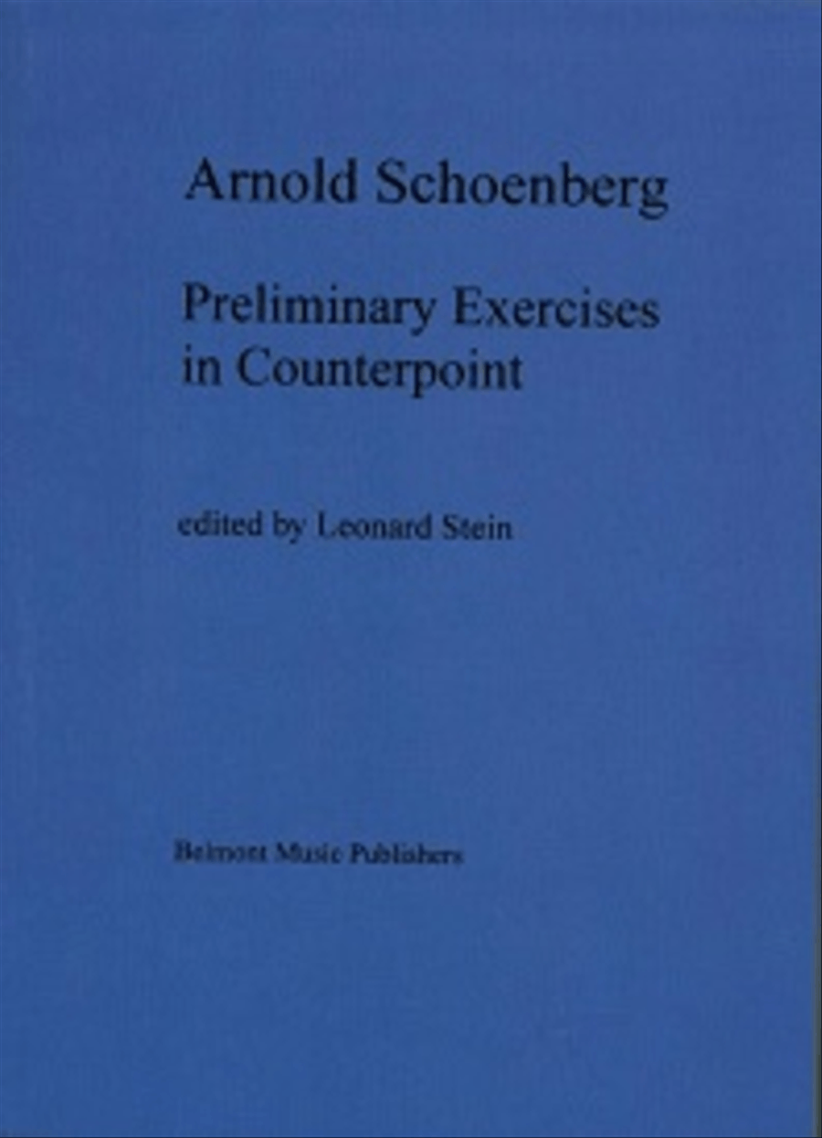 Preliminary Exercises in Counterpoint Collection / Songbook scores gallery preview page 1