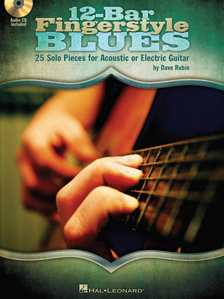 Book cover for 12-Bar Fingerstyle Blues