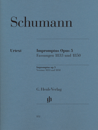 Book cover for Impromptus, Op. 5 (Versions 1833 and 1850)