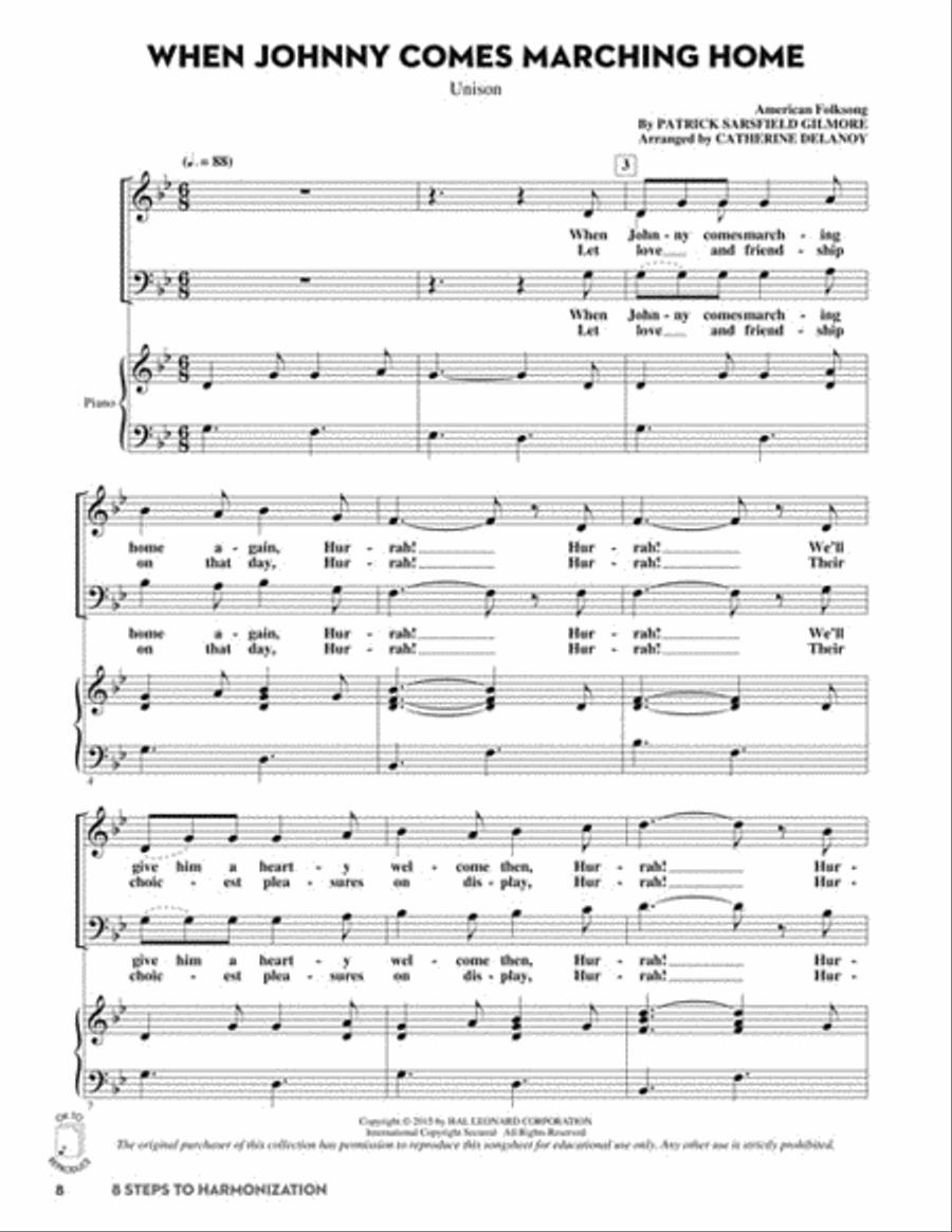 8 Steps to Harmonization Choir scores gallery preview page 3