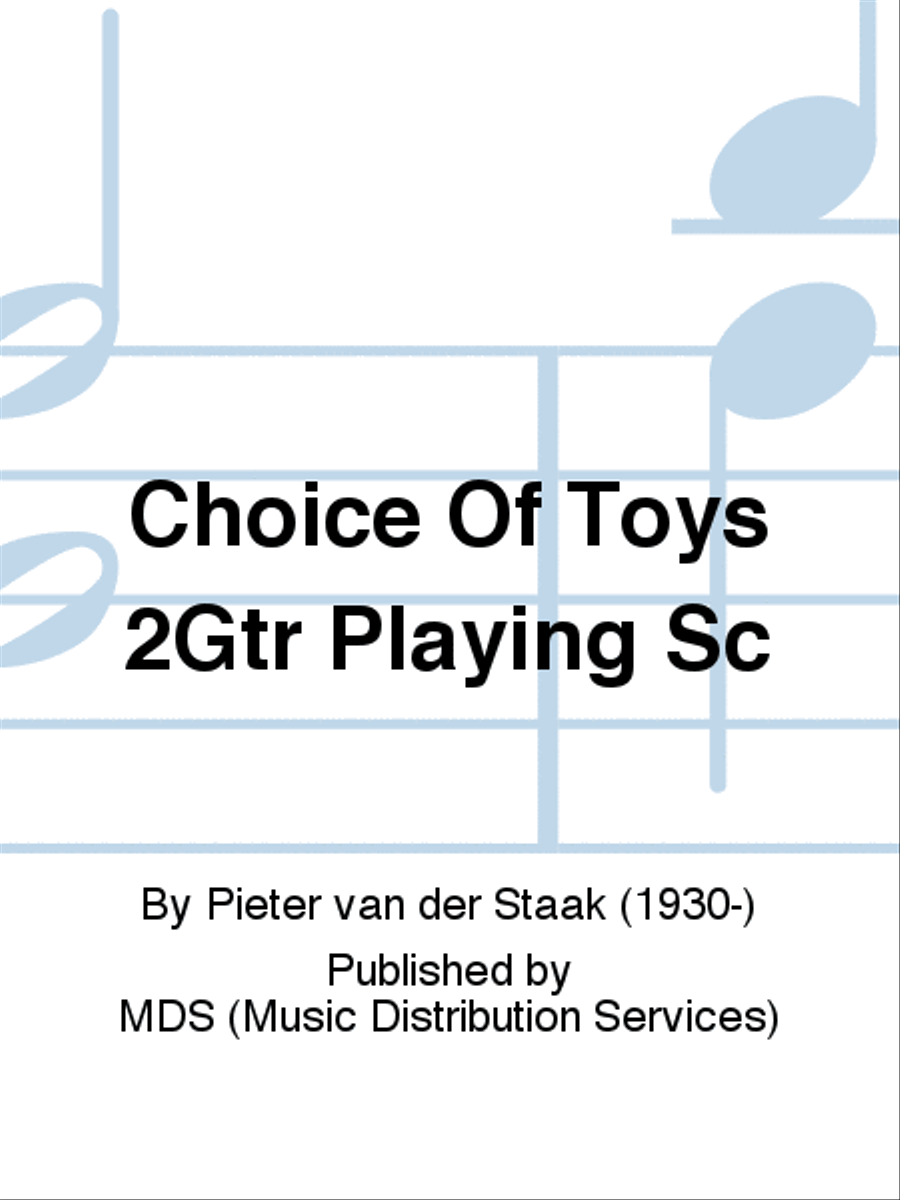 CHOICE OF TOYS 2Gtr Playing Sc Guitar scores gallery preview page 1