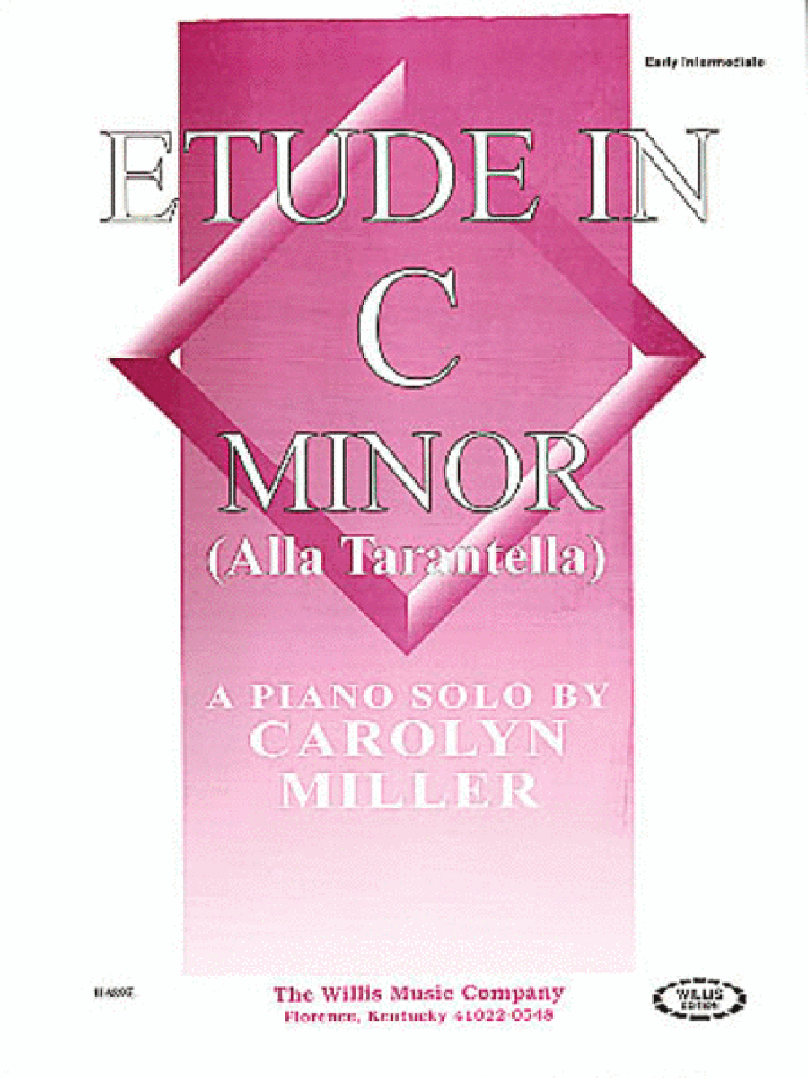 Etude in C Minor Piano Method scores gallery preview page 1