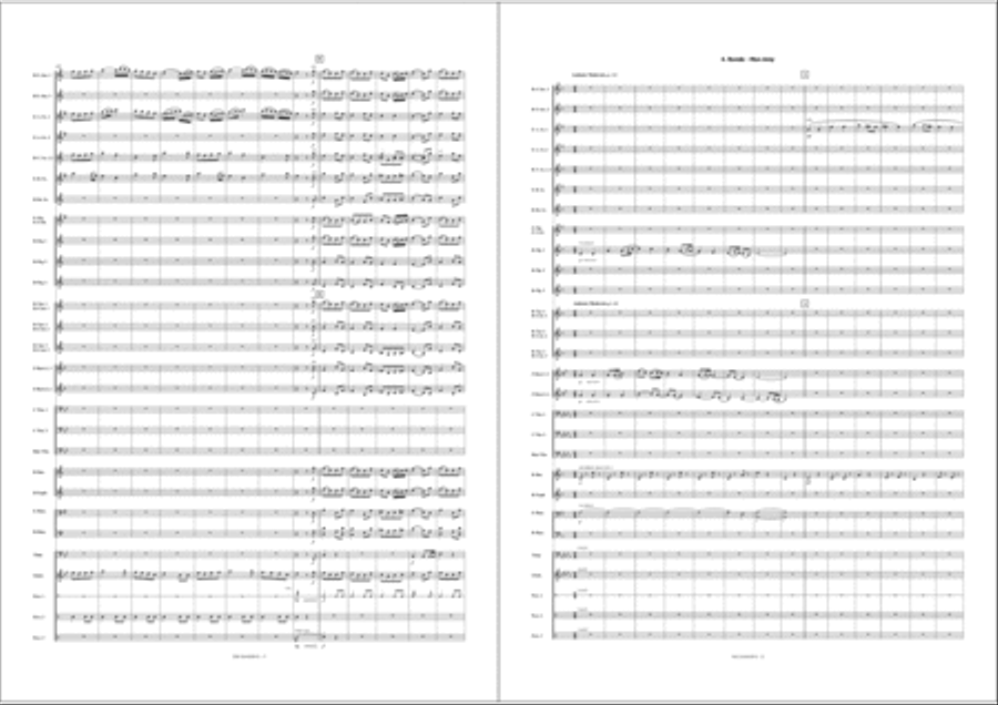 The Danserye Fanfare Band scores gallery preview page 8