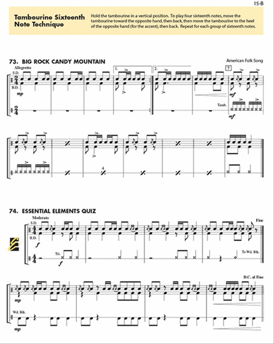 Essential Elements for Band – Book 2 with Online Resources Concert Band Methods scores gallery preview page 5