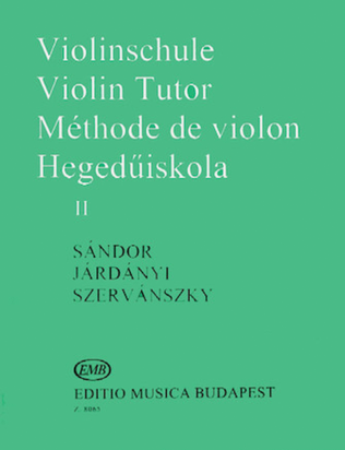 Book cover for Violin Tutor – Volume 2