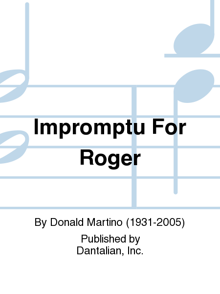 Impromptu For Roger