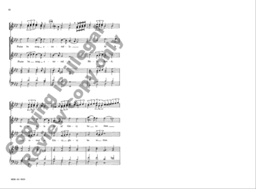 Thy Strong Word 3-Part scores gallery preview page 10