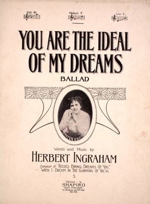 Book cover for You Are The Ideal Of My Dreams. Ballad