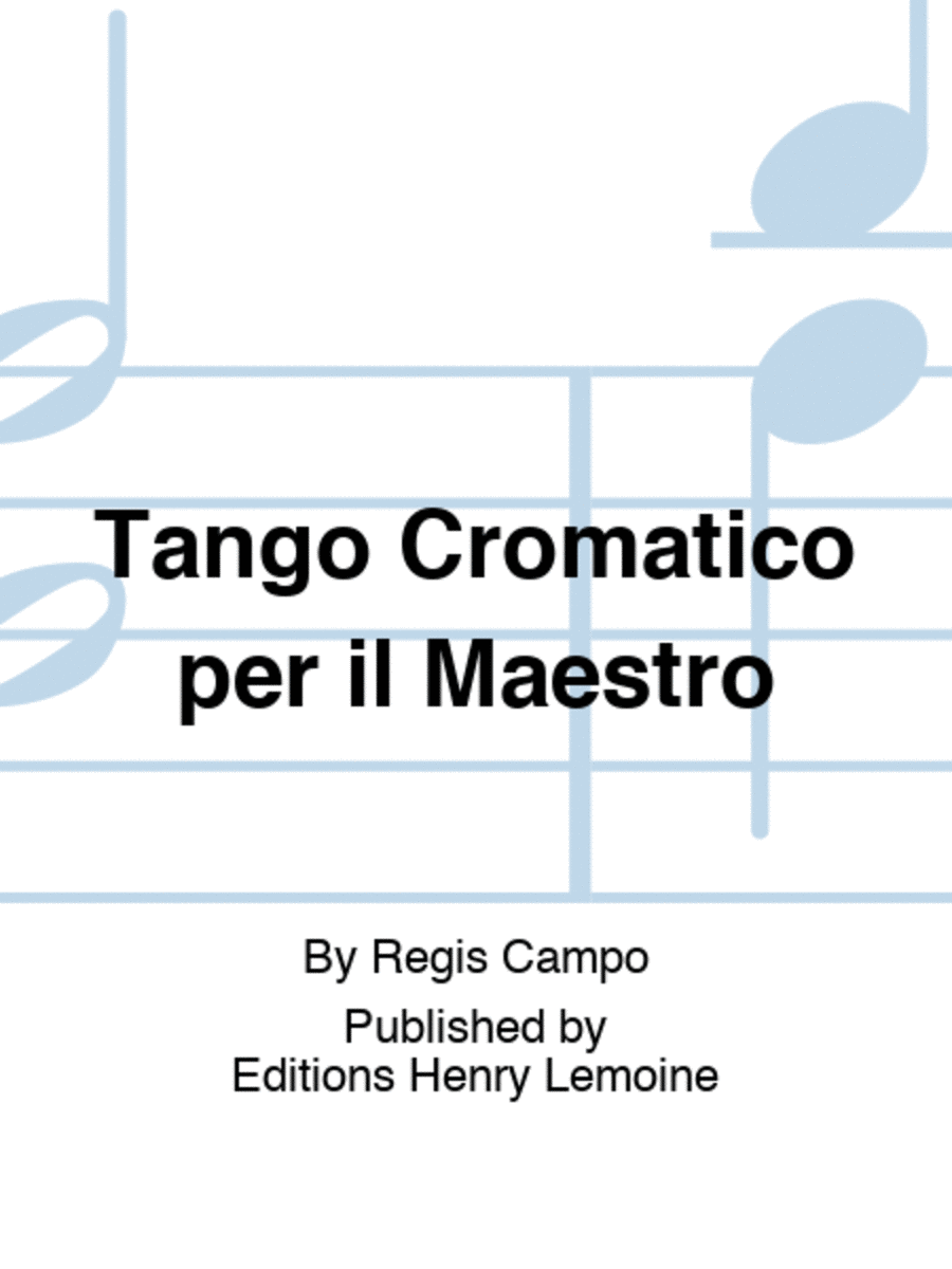 Tango Cromatico per il Maestro Accordion scores gallery preview page 1