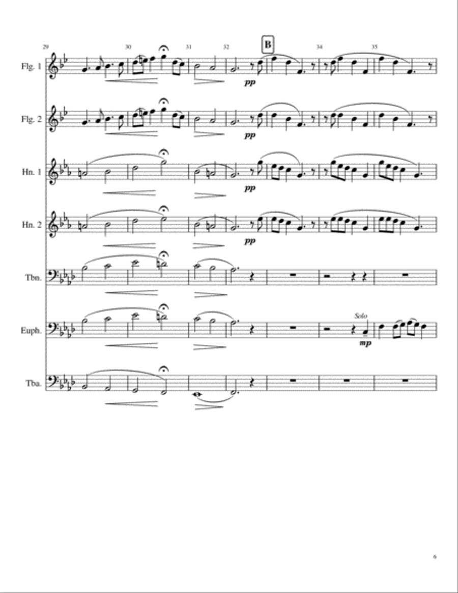 I Love My Love from Six Choral Folk Songs (Mvt. 5) Choir scores gallery preview page 6